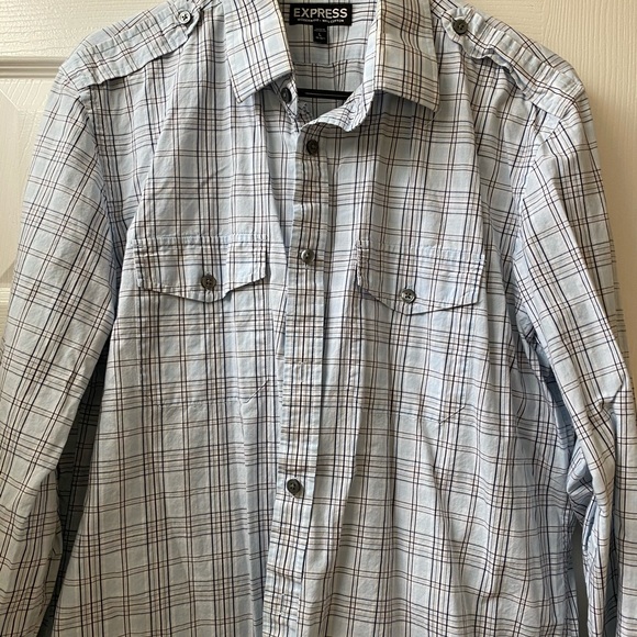 Men’s Express Dress Shirt Button down - Picture 1 of 6